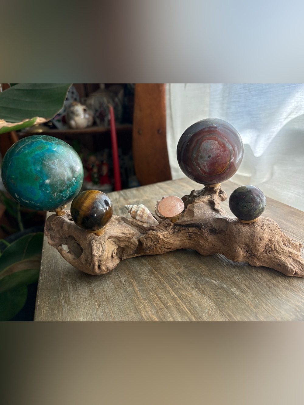 crystal sphere set